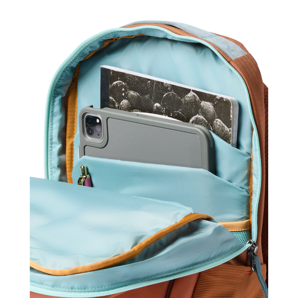 Cotopaxi Allpa 18L Daypack in Whiskey Laptop and Tablet Sleeve
