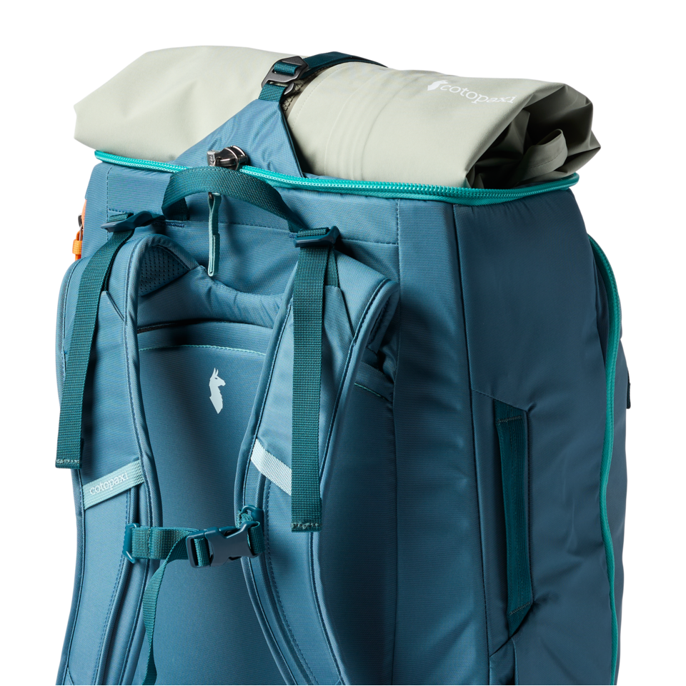 Cotopaxi Allpa 50L Adventure Travel Pack with removed sling and top strap