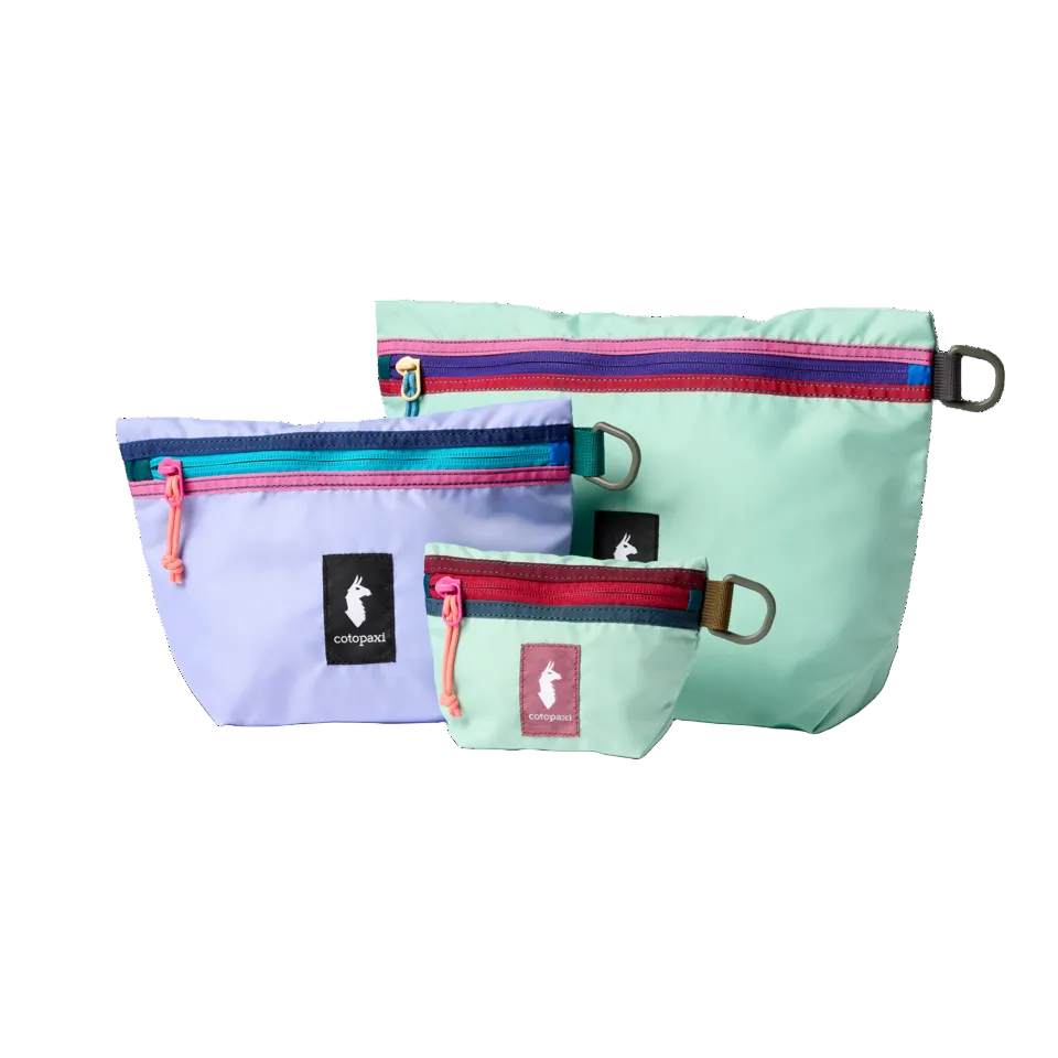 Cotopaxi Cubo pouch organizers Del Dia set of three