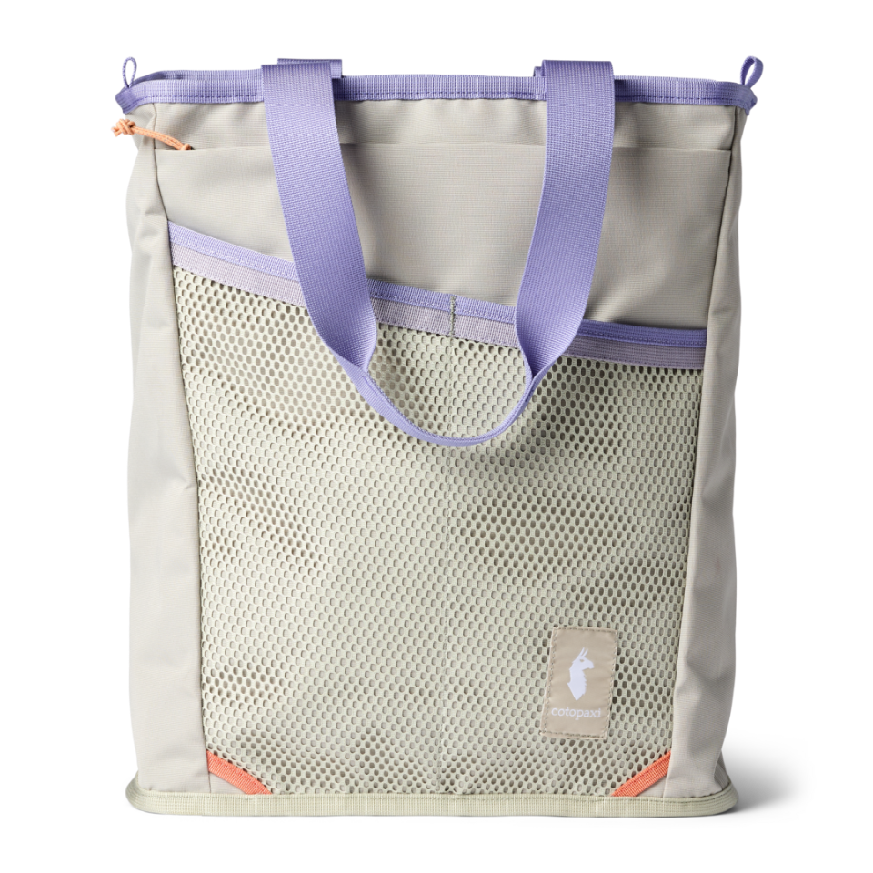 Todo 22L Convertible Tote in Mineral with lavender accent
