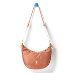 Cotopaxi compact shoulder bag with external accessory pocket