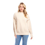 Karen Kane Women's Colorblock Mock Neck Sweater
