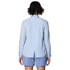 Breathable long sleeve shirt with back venting detail