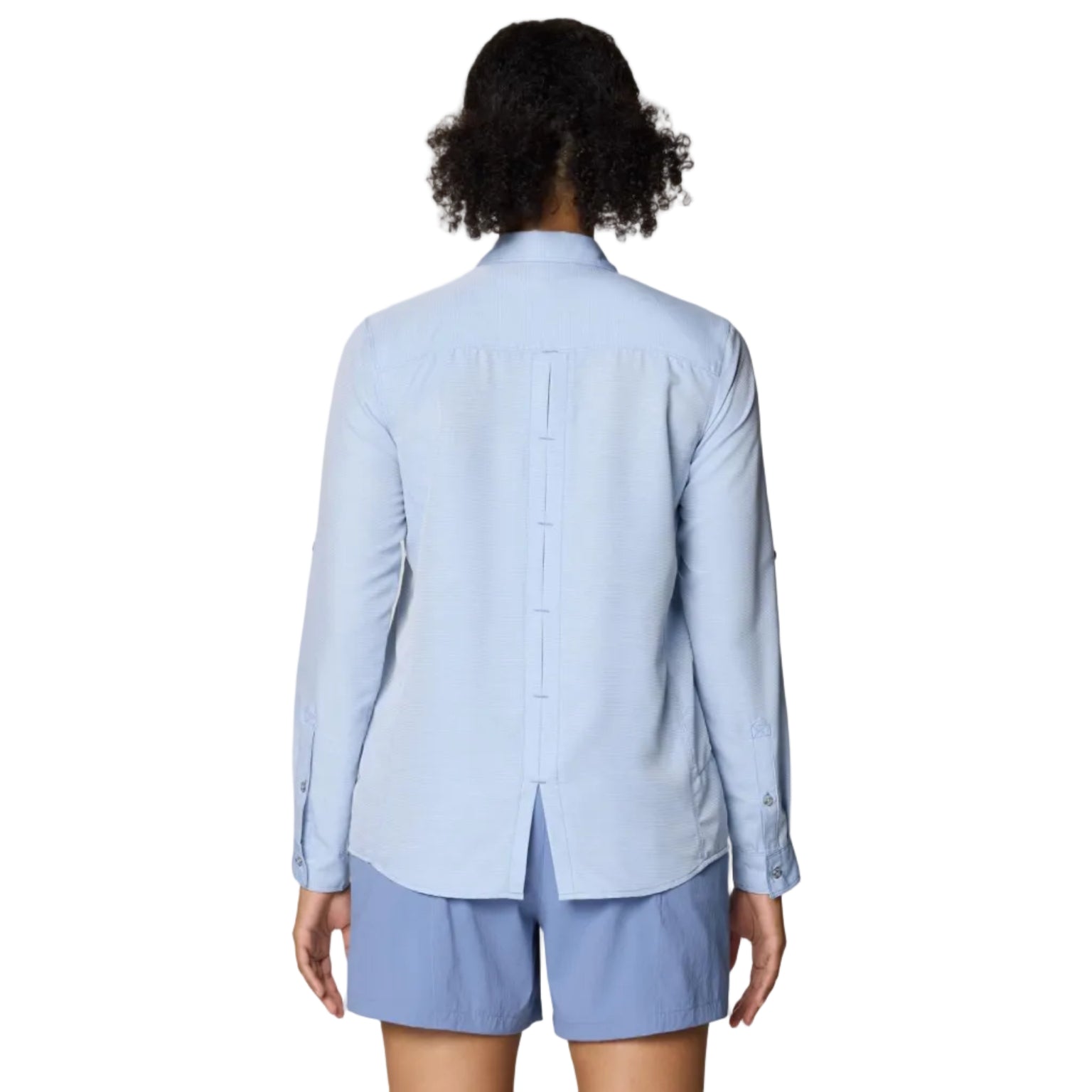 Breathable long sleeve shirt with back venting detail