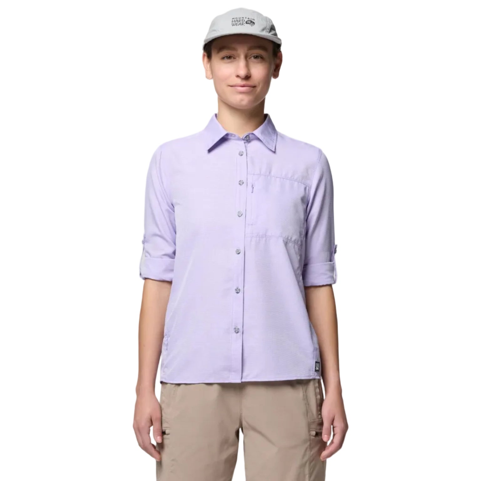 UPF 50 hiking shirt worn on sunny days
