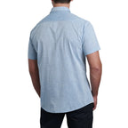 Lightweight travel shirt with hidden security pocket