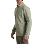 Cooling long sleeve shirt for hiking or fishing