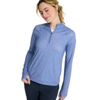 Access Trail 1/4 Zip L/S Print Pullover