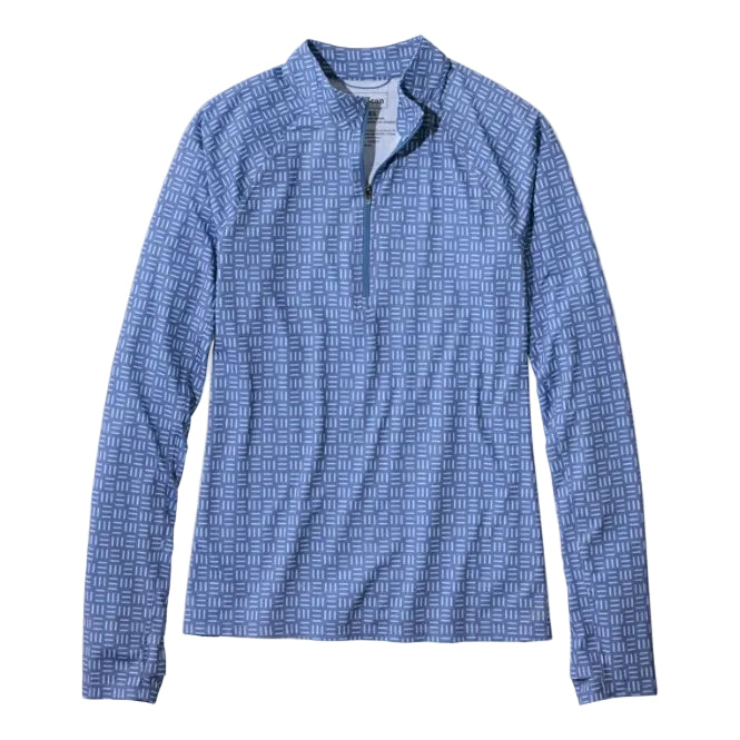 Access Trail 1/4 Zip L/S Print Pullover