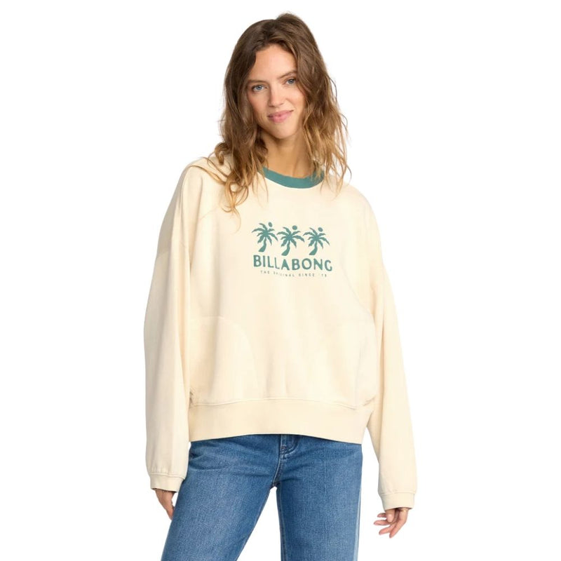 Billabong Women's Triple Palms Crewneck Sweatshirt