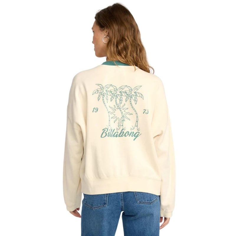 Billabong Women's Triple Palms Crewneck Sweatshirt