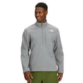 The North Face Men’s Gordon Lyons ¼-Zip in Medium Grey Heather front view