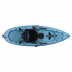 Hobie Mirage Passport Sit on top pedal kayak in glacier blue, great for fishing or leisure pedal on the lake