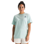 The North Face Women’s Exploring Since ’66 Relaxed Tee Opal Frost front view