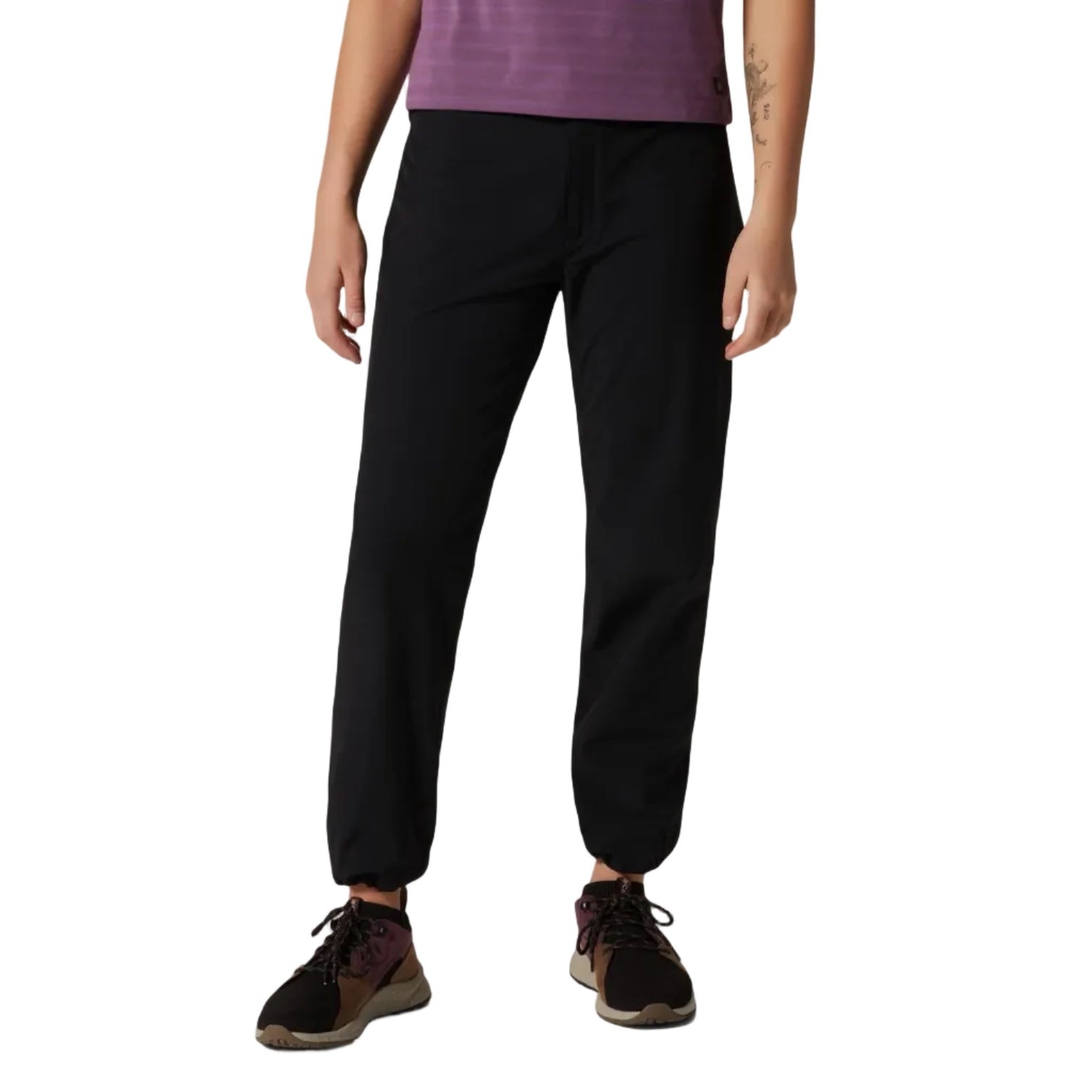 Front view of Mountain Hardwear Women’s Yumalina Lined Pant in Black