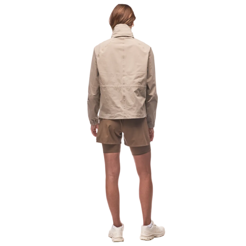 Lightweight woven jacket with relaxed fit silhouette