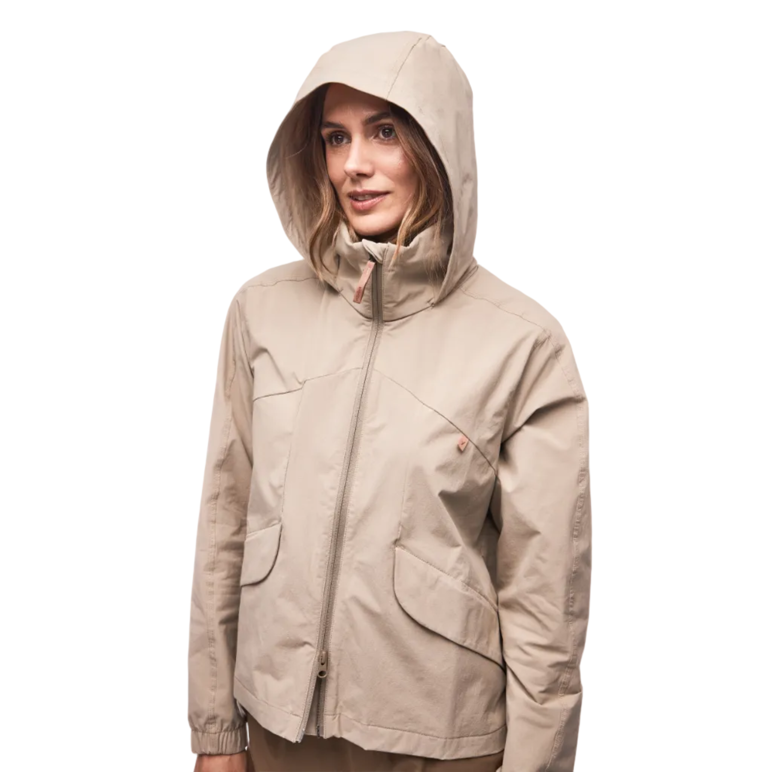 Lightweight stretch jacket with hood