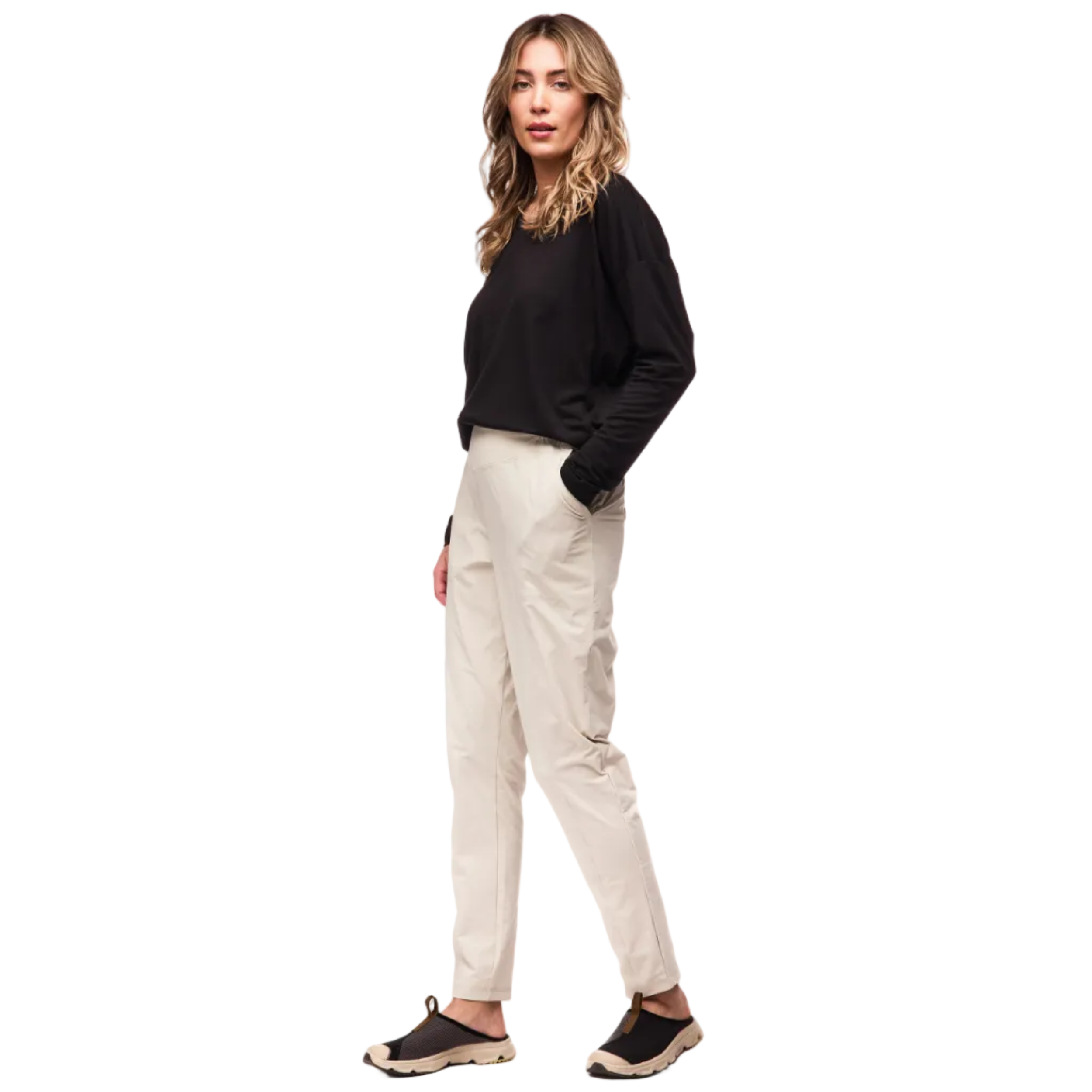 Quick dry moisture wicking womens pants