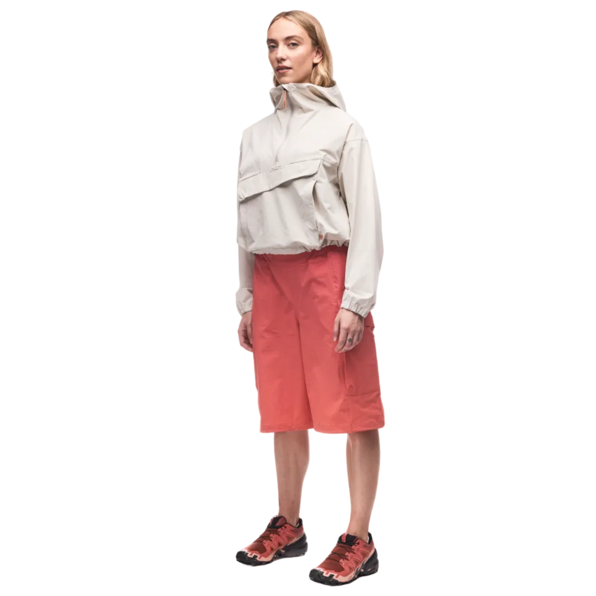Indyeva pullover jacket with adjustable hood and hem