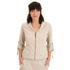 XCVI Women’s Linen Raphael Distressed Blazer
