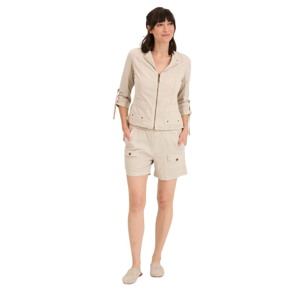 Linen Raphael Distressed Blazer