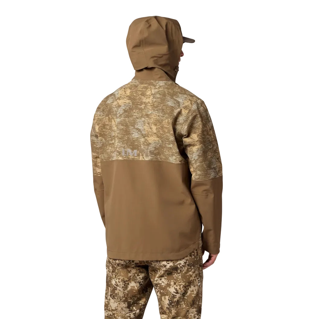Back view of Simms Men’s Challenger Fishing Jacket in Windy Jasper