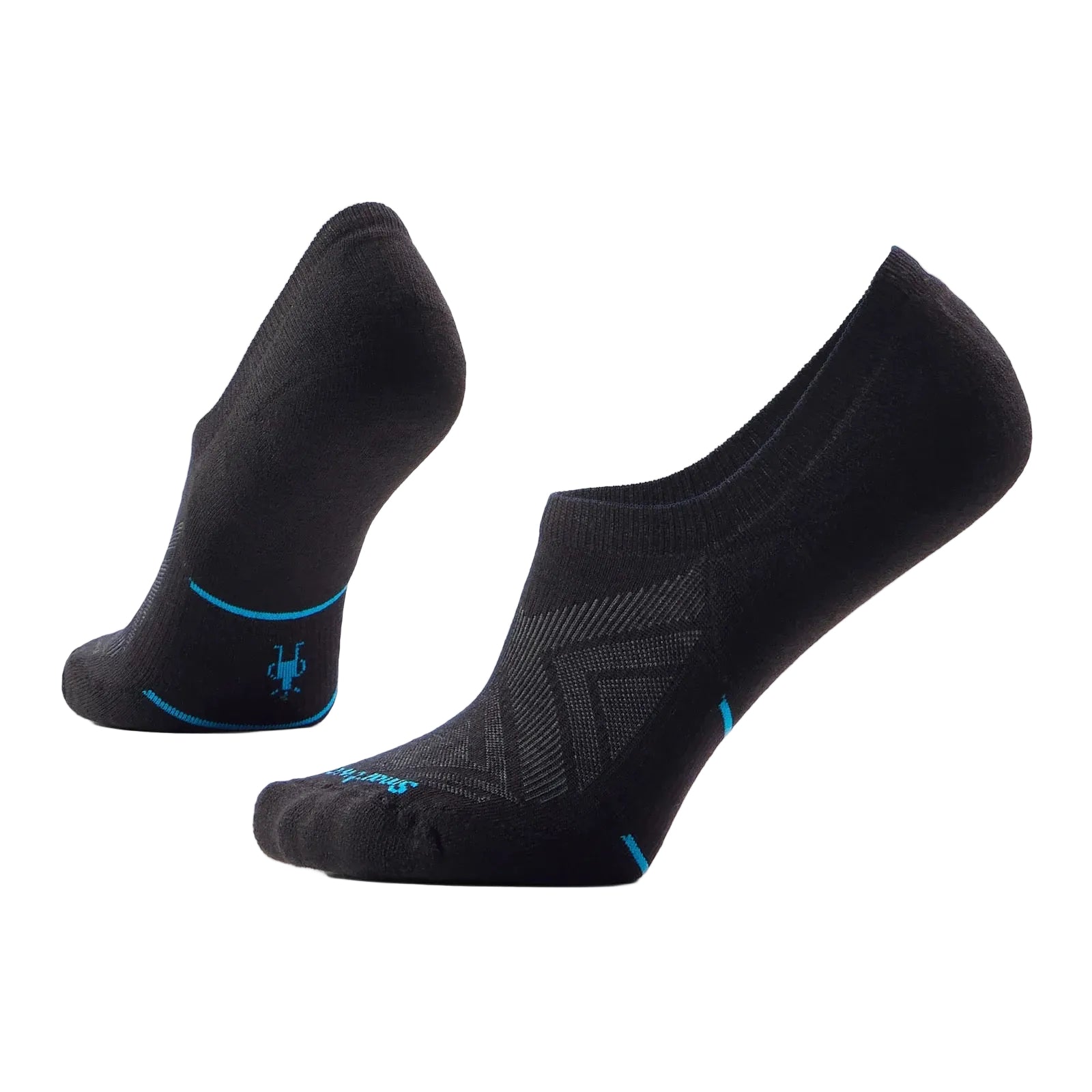 Smartwool Women’s Run No Show Socks in Black feature targeted cushioning, breathable Merino wool and a secure stay-put fit for running and training.