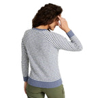 Midweight Cotton Slub Rollneck Stripe Sweater
