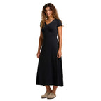 Toad and Co Rose midi dress short sleeve v neck