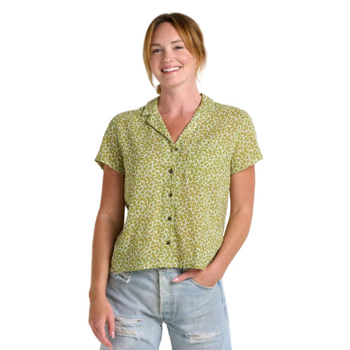 Toad and Co Camp Cove shirt womens salt print