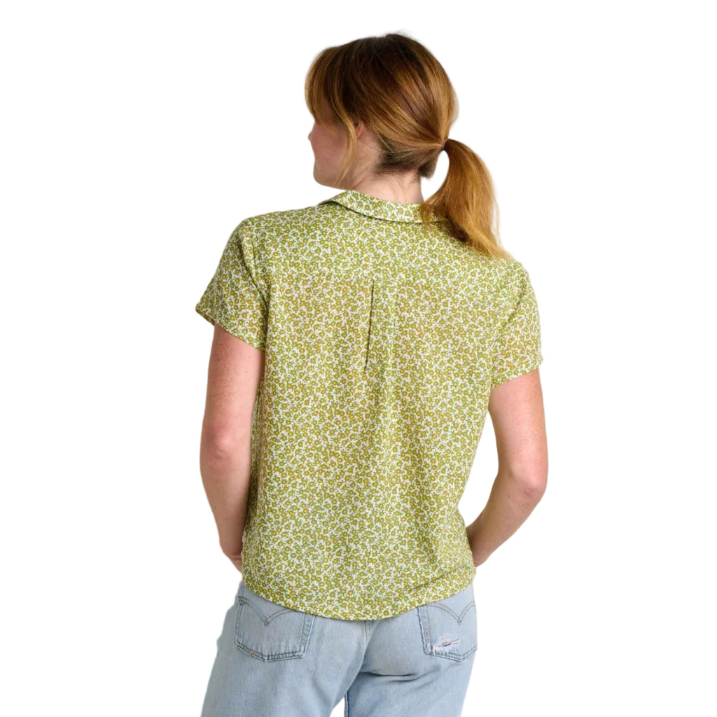 Organic cotton gauze button up shirt lightweight