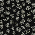 Toad and Co Chaka pant swatch in black and salt print 