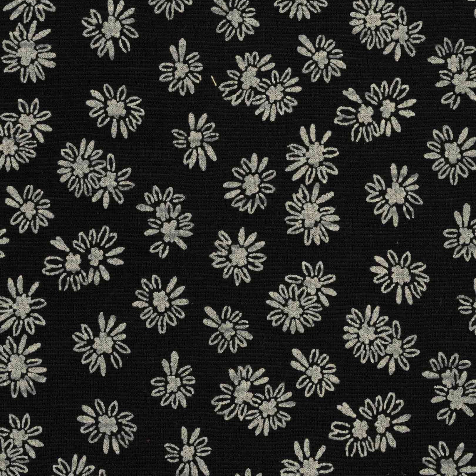 Toad and Co Chaka pant swatch in black and salt print 