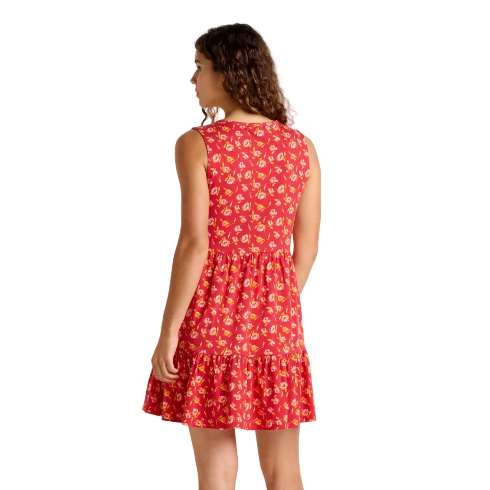 Marley tank dress in crabapple print pattern