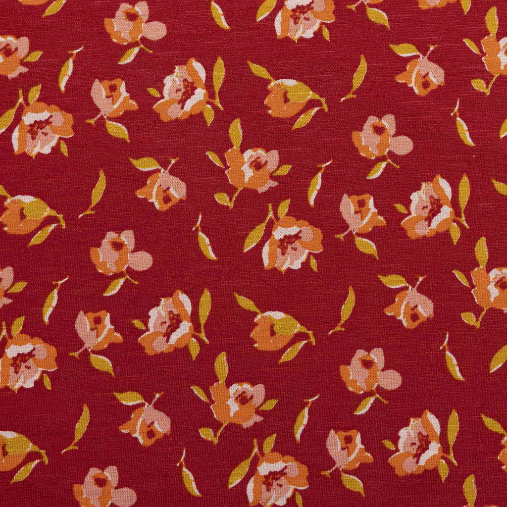 Marley dress crabapple print swatch 