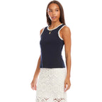 Edge Stitch Contrast Tank