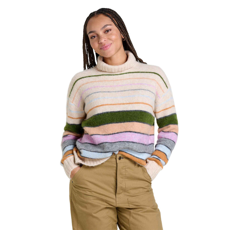 Toad & Co Women's Toddy T-Neck Sweater