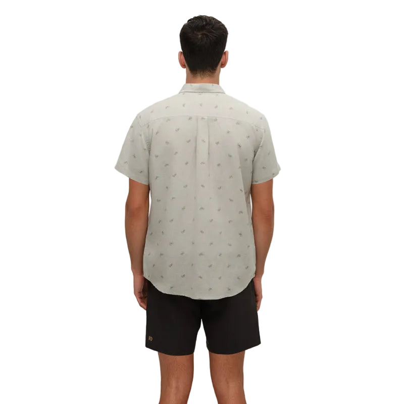 Hemp blend button up shirt for warm weather