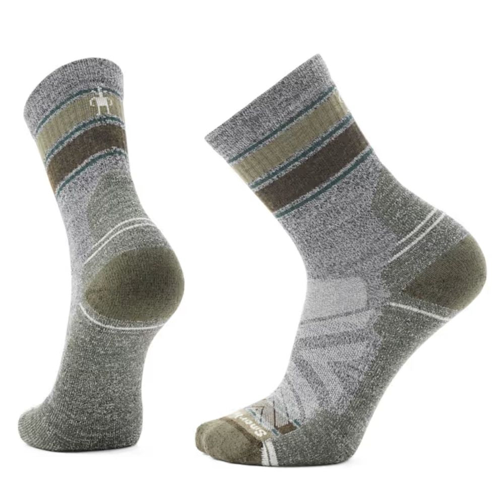 Hike Striped Mid Crew Socks