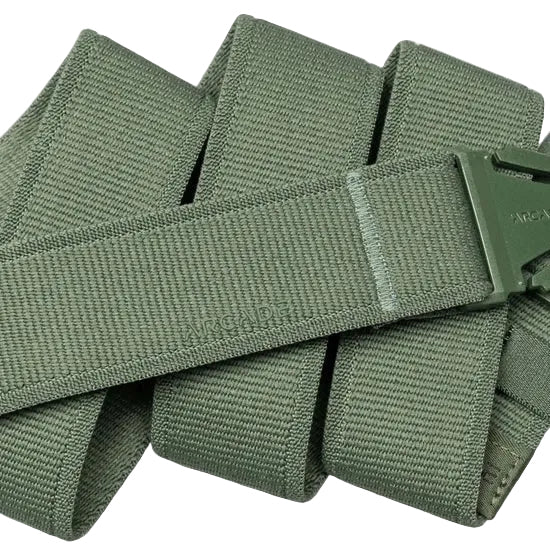 Arcade Atlas Forest belt recycled polyester stretch webbing detail