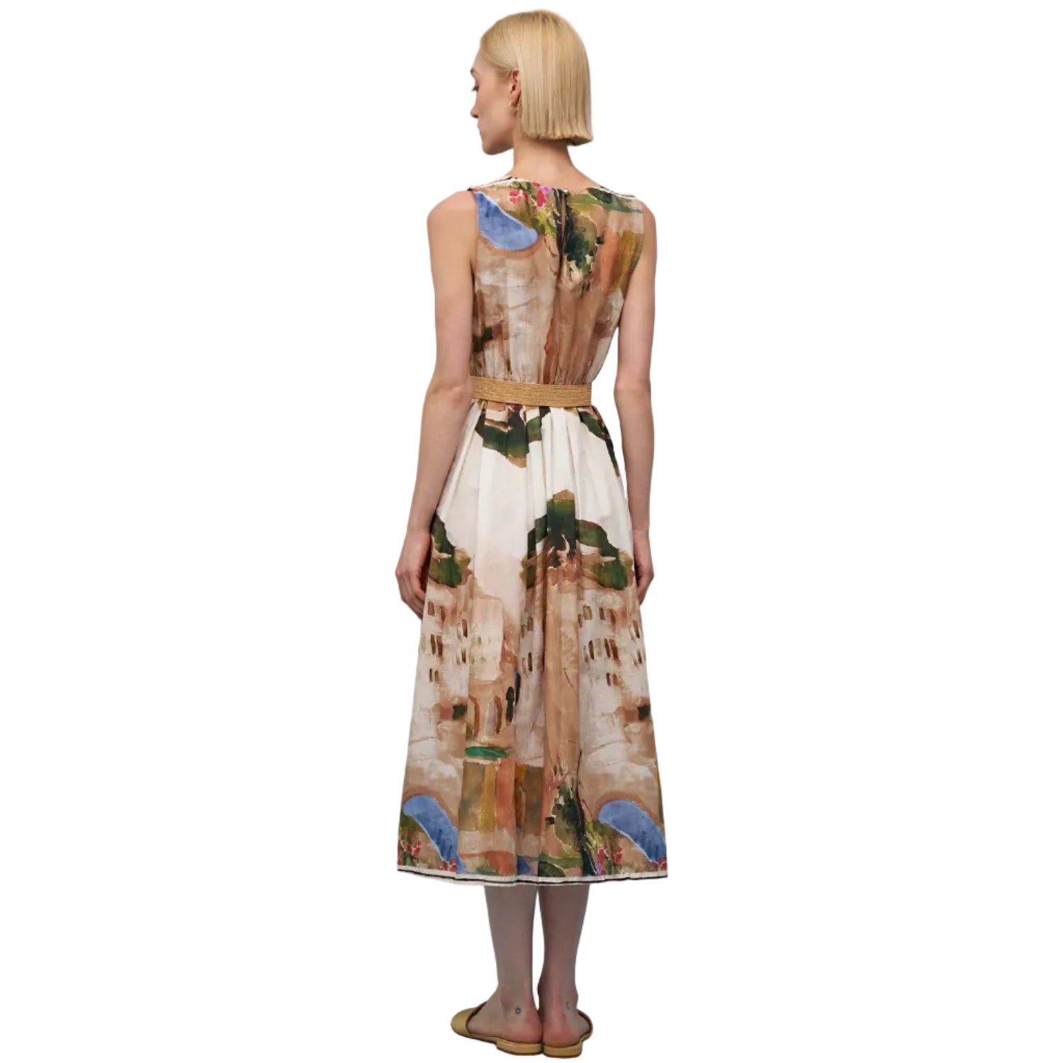 Astrid Ferragamo Woven Dress back view