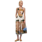 Astrid Ferragamo Woven Dress full body view