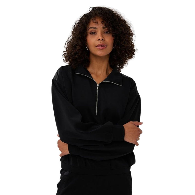 Esqualo Women's Sweater Balloon Hem Modal