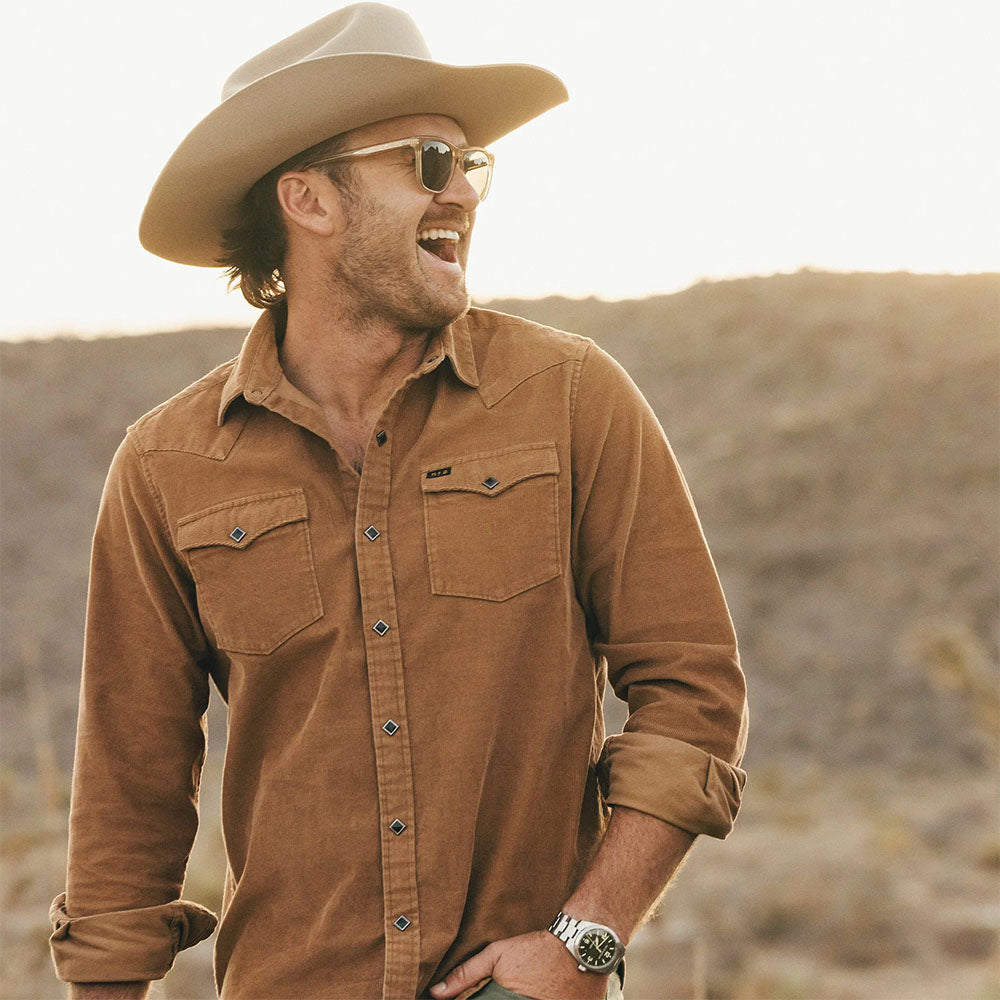 Banning Corduroy Snapshirt