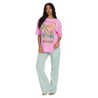 Billabong Feel The Heat S/S Tee in Party Pink front view