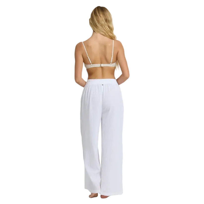 Billabong Follow Me Pants in Salt Crystal back view