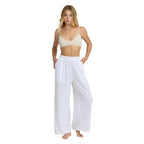Billabong Follow Me Pants in Salt Crystal front view