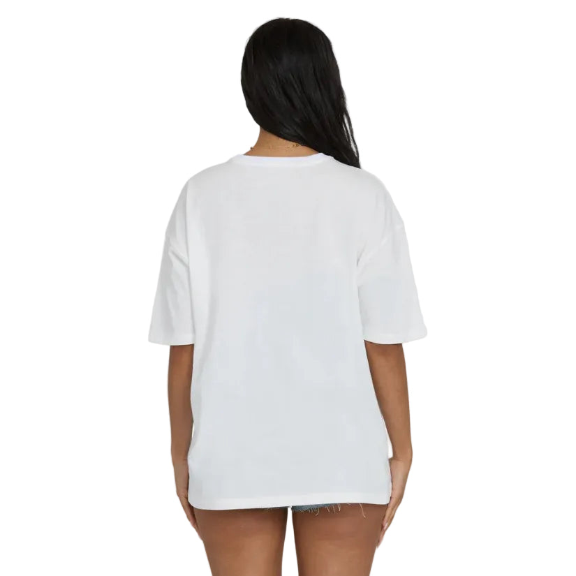 Billabong Freshest Pick Tee in Salt Crystal back view