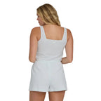 Billabong Open Skies Woven Tank in Clearwater back view