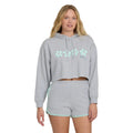 Billabong Palmer Fleece Short in Heather Gray front view